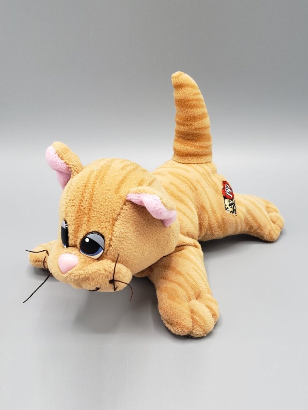 Vintage Tonka Pound Purrries Striped Orange Tabby Cat Kitten 7" Plush Pur-r-ries